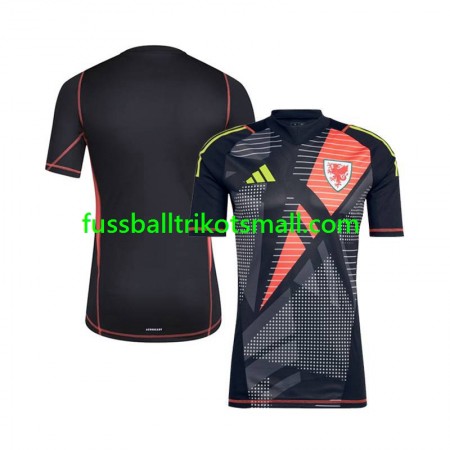 Fußballtrikots Wales Torwart 2024 Kurzarm Heimtrikotsatz kaufen